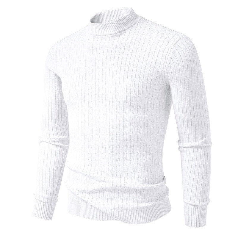 Men's turtleneck sweater made of textured knit Lisslune
