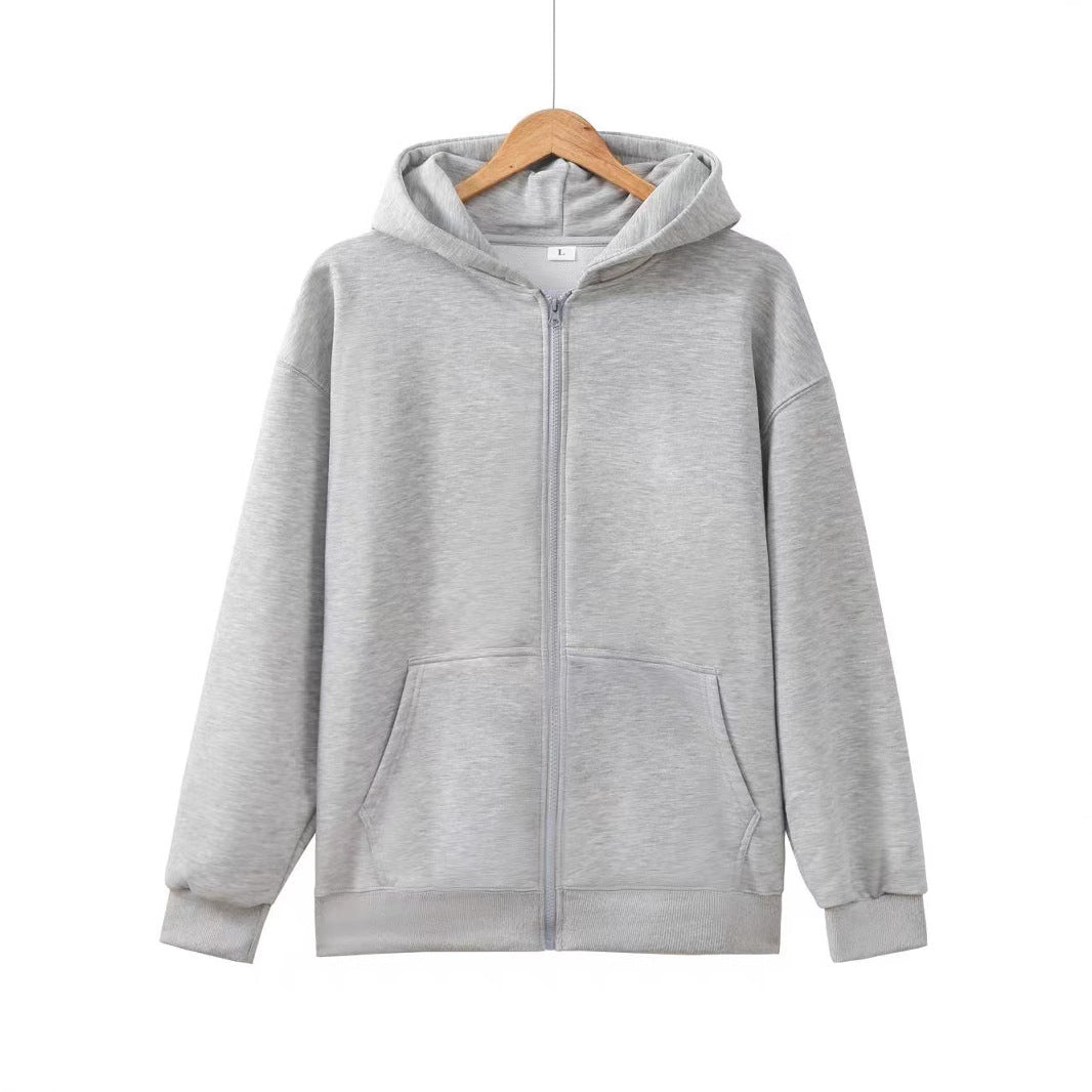 Ladies hoodie jacket with full zip and practical pockets Lisslune
