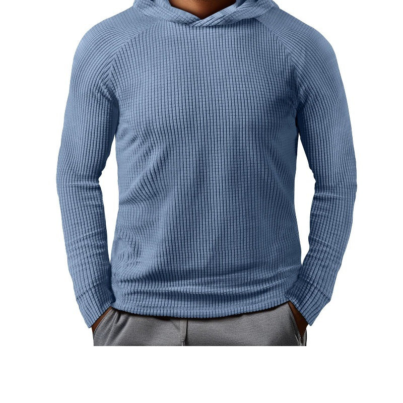 Men's casual hoodie with textured material Lisslune