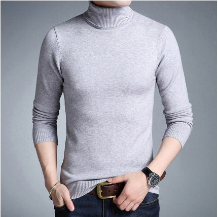 Men's turtleneck sweater made from high-quality wool Lisslune