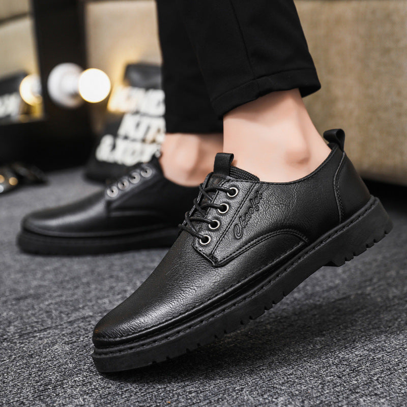Men's lace-up shoes with modern upper material made of high-quality leather and comfortable sole Lisslune