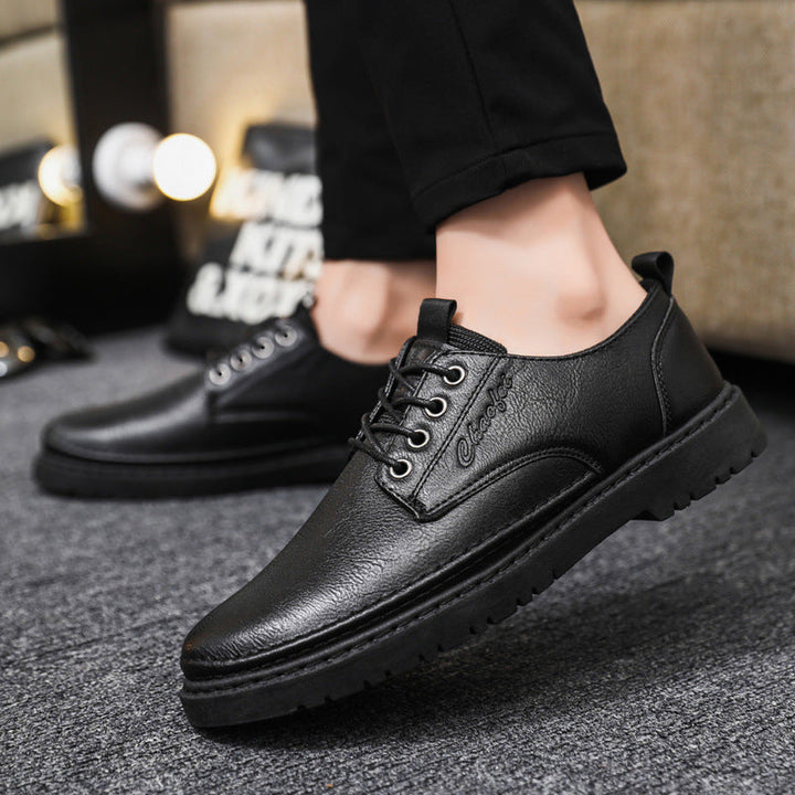 Men's lace-up shoes with modern upper material made of high-quality leather and comfortable sole Lisslune