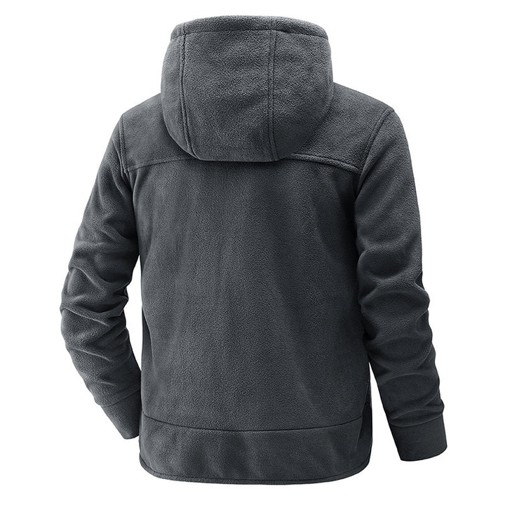 Men's fleece jacket with ergonomic fit and practical zip pockets Lisslune