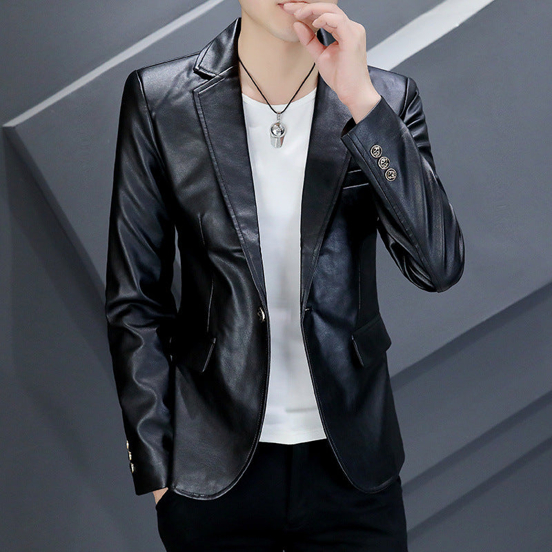 Men's Elegant Slim-Fit Blazer with Modern Accents Lisslune
