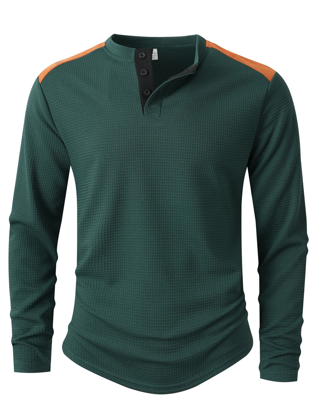 Men's Long Sleeve Shirt with Unique Structure Design Lisslune