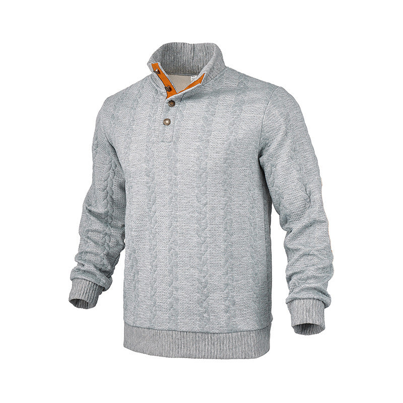Men's knit pullover with contrast details Lisslune