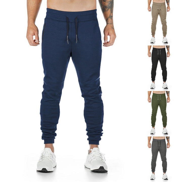 Men's Sporty Jogging Pants with Practical Zipper Pockets Lisslune