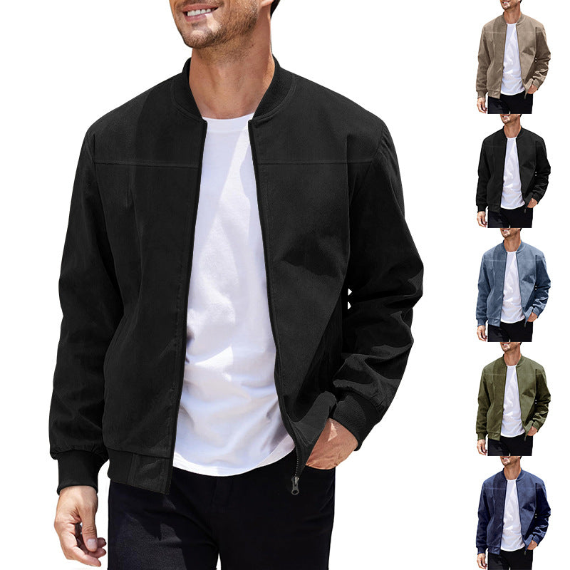 Men's fashionable and comfortable softshell jacket with high collar Lisslune