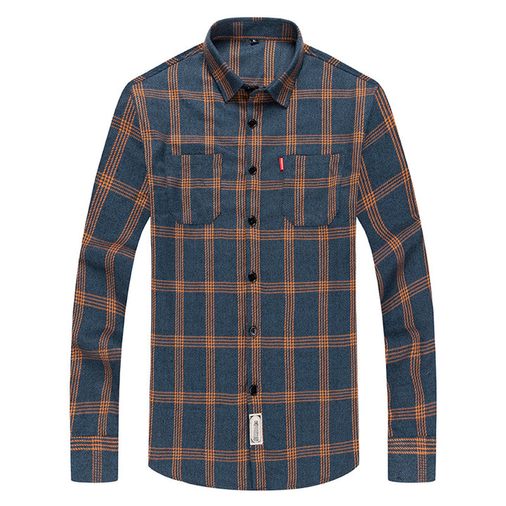 Men's Casual Flannel Shirt Lisslune