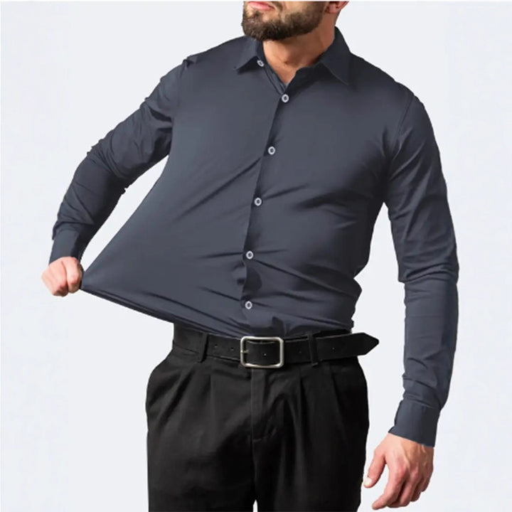 Men's fitted long sleeve shirt Lisslune