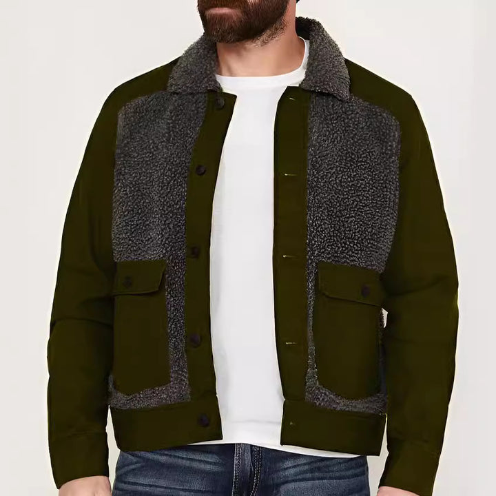 Men's casual fleece jacket Lisslune