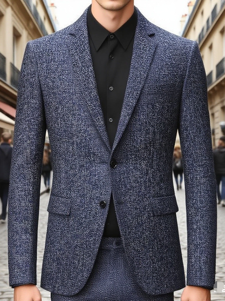 Men's textured blazer outfit Lisslune