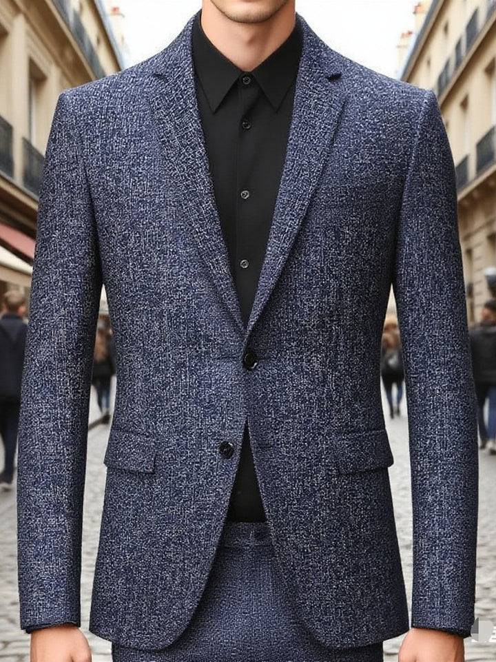 Men's textured blazer outfit Lisslune