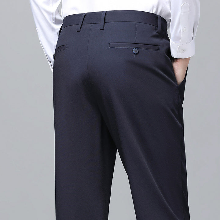 Men's elegant business trousers with fine texture Lisslune