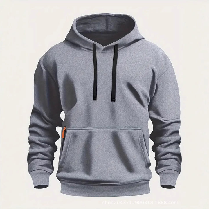 Men's sporty hoodie with practical pockets and breathable material Lisslune