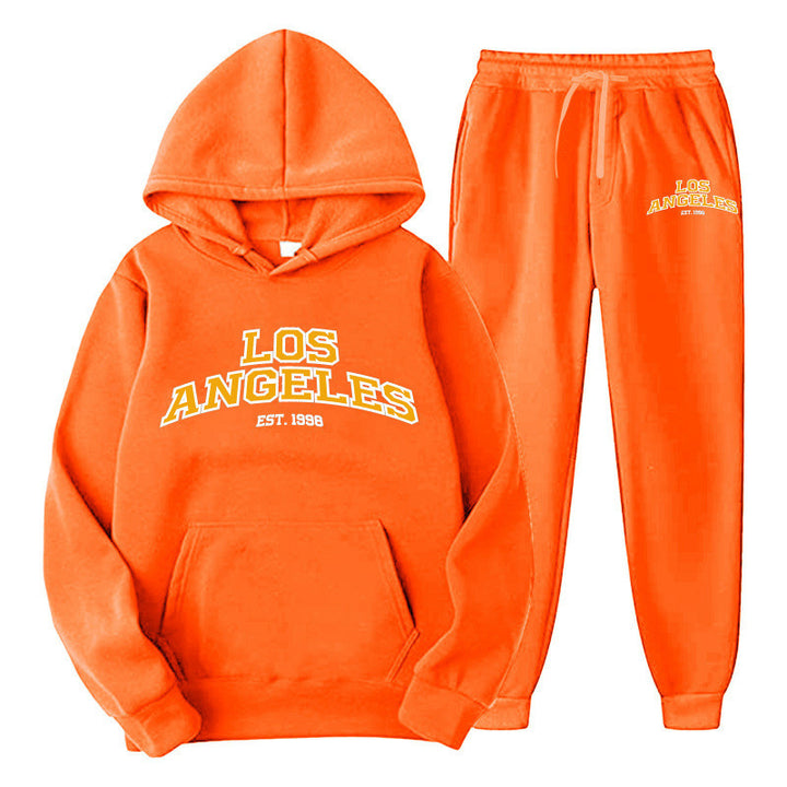 Women's Sporty Hoodie and Jogging Pants Set Lisslune