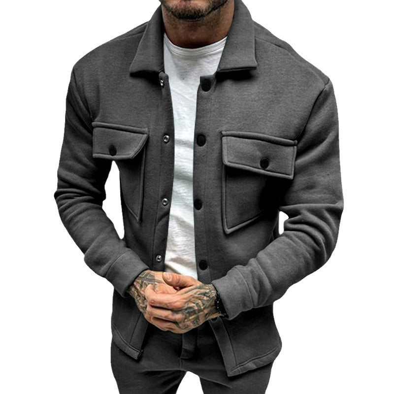 Men's utility jacket with practical pockets and modern cut Lisslune
