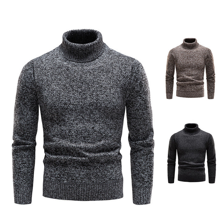 Men's turtleneck sweater made of high-quality wool Lisslune
