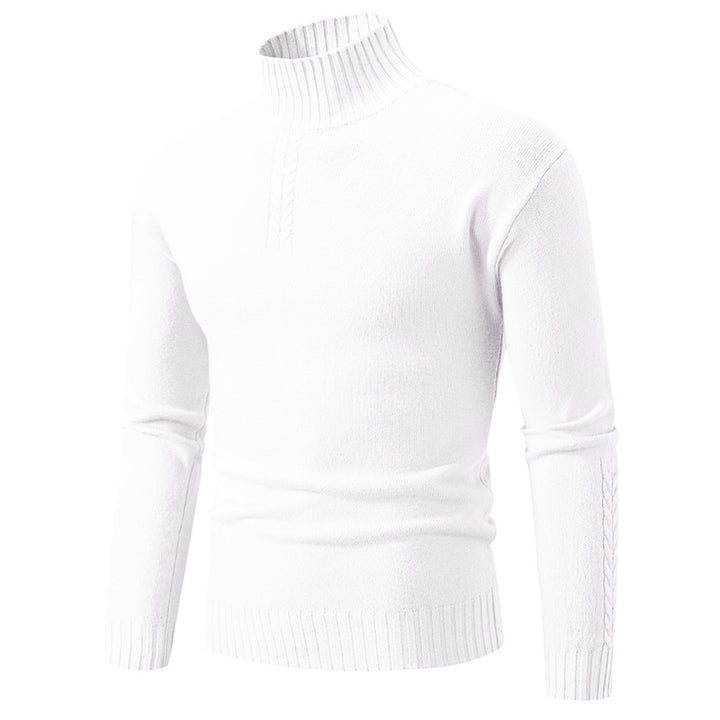 Men's turtleneck sweater made of coarse knit Lisslune