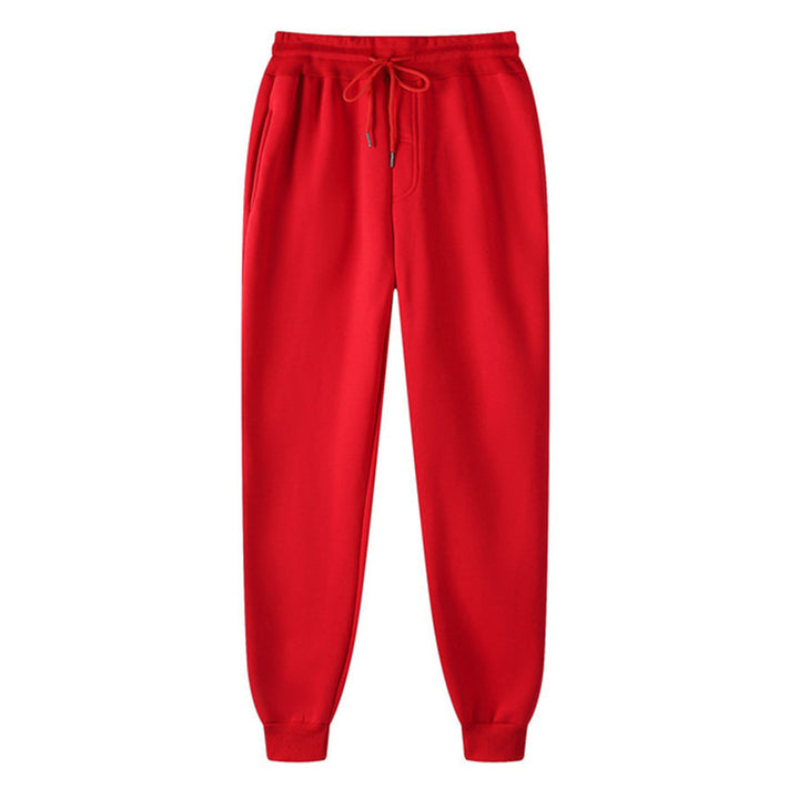 Men's sporty leisure pants with elastic waistband and practical pockets Lisslune