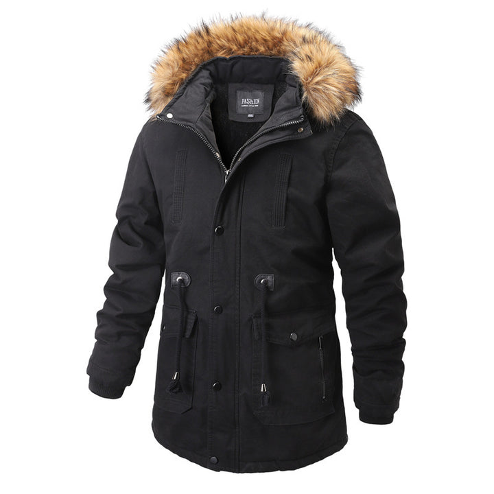Men's Winter Parka with Removable Hood Lisslune