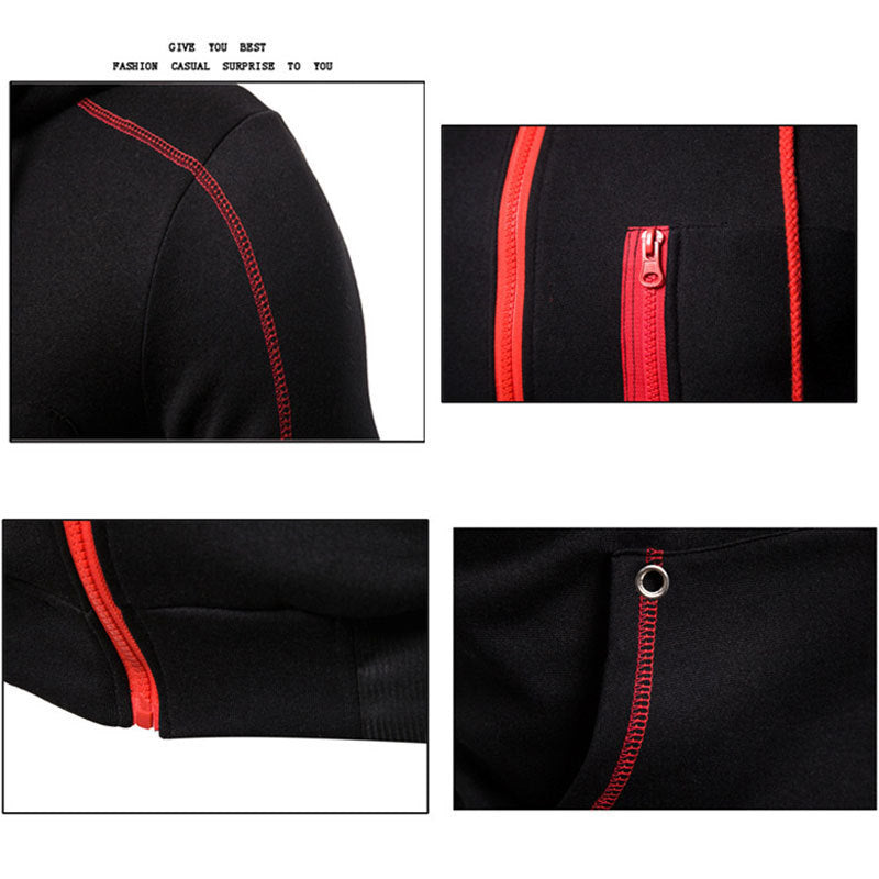 Men's sporty combo outfit with practical zip pockets Lisslune