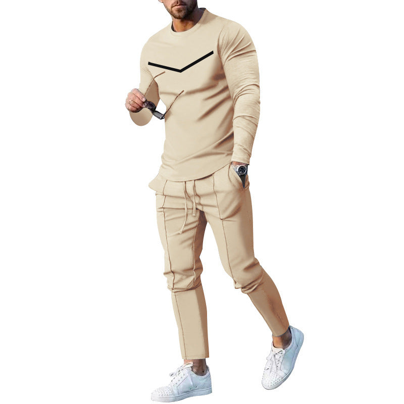 Men's athletic leggings with practical design and breathable function Lisslune