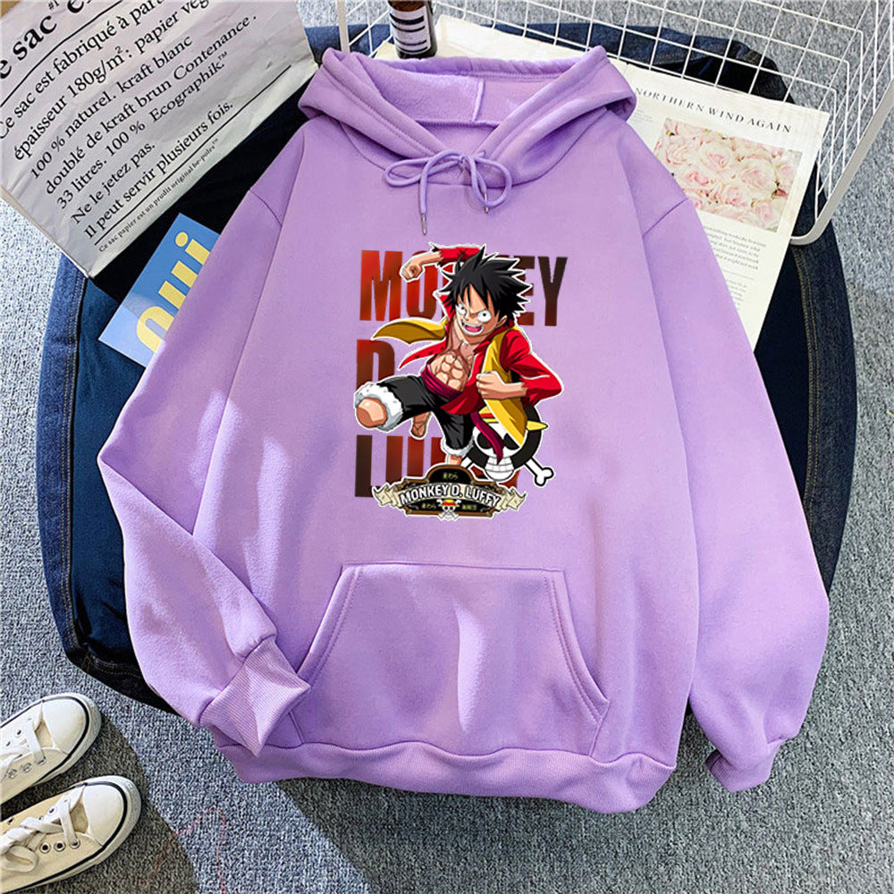 Women's Hoodie with Vibrant Anime Motif Lisslune