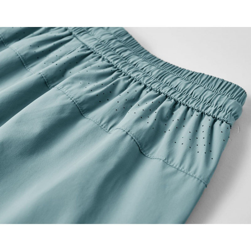 Men's casual sports pants with elastic waistband and practical side pockets Lisslune