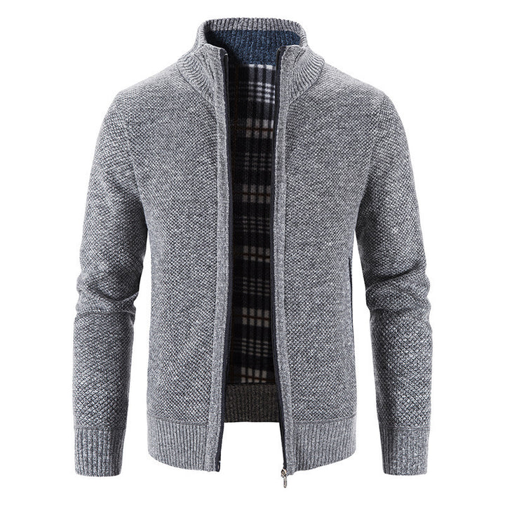 Men's cardigan with innovative heat-insulating inner lining Lisslune