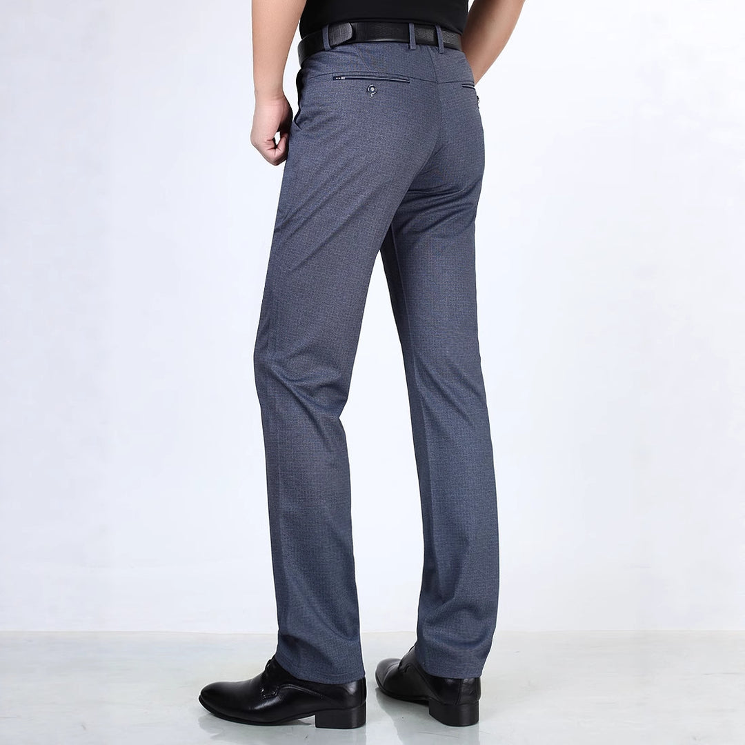 Men's classic suit trousers with innovative elastic waistband Lisslune