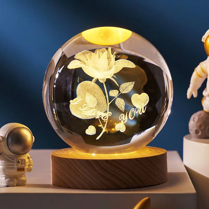 Lisslune | Glowing Moon Crystal Ball