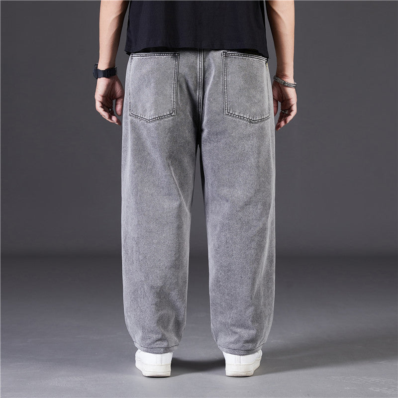 Men's casual wide-cut jeans Lisslune