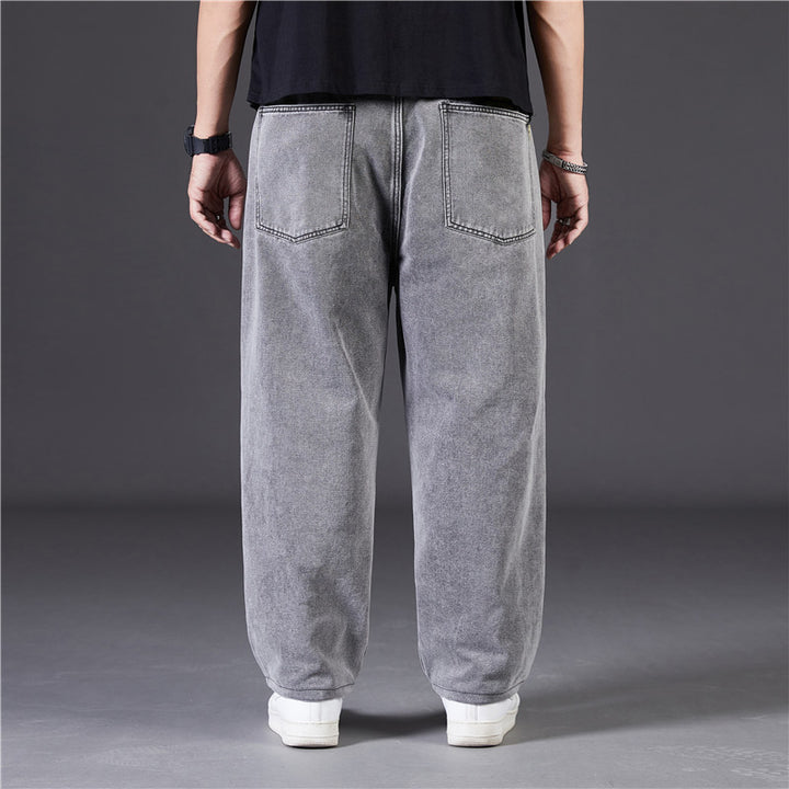 Men's casual wide-cut jeans Lisslune