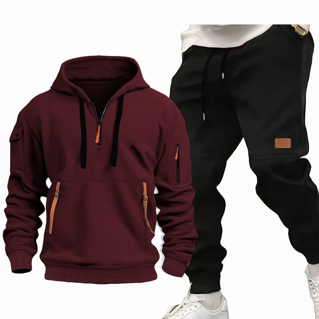 Men's Functional Hoodie and Jogging Pants Set Lisslune