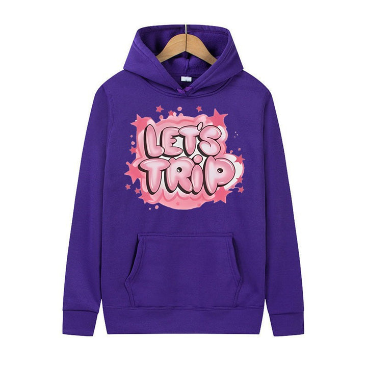 Women's hoodie with stylish graffiti print and comfortable fit Lisslune