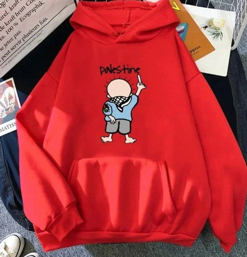 Women’s hoodie with creative illustration design Lisslune