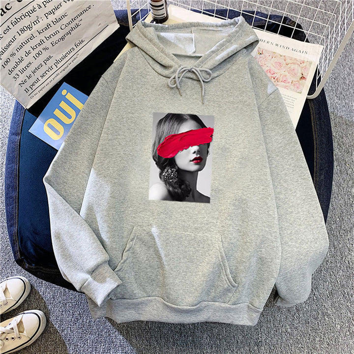 Women's hoodie with creative art design Lisslune