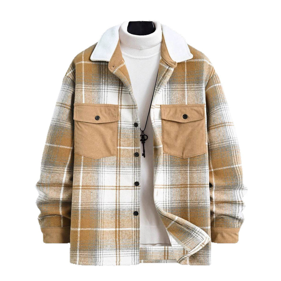 Men's Check Flannel Shirt Lisslune