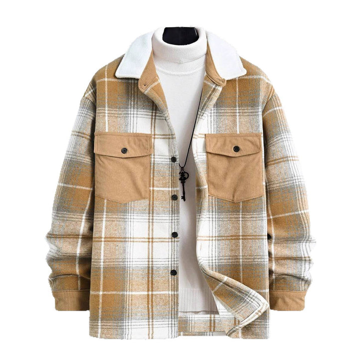 Men's Check Flannel Shirt Lisslune