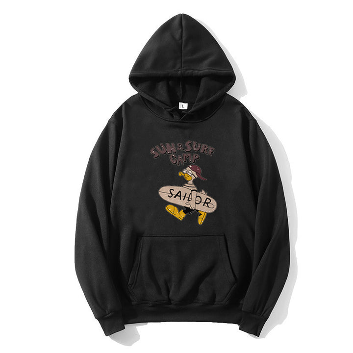 Women’s hoodie with funny surf motif Lisslune