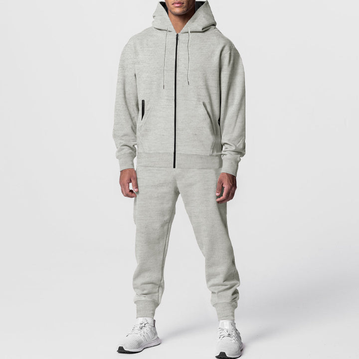 Men's sports hoodie set with breathable fabric technology Lisslune