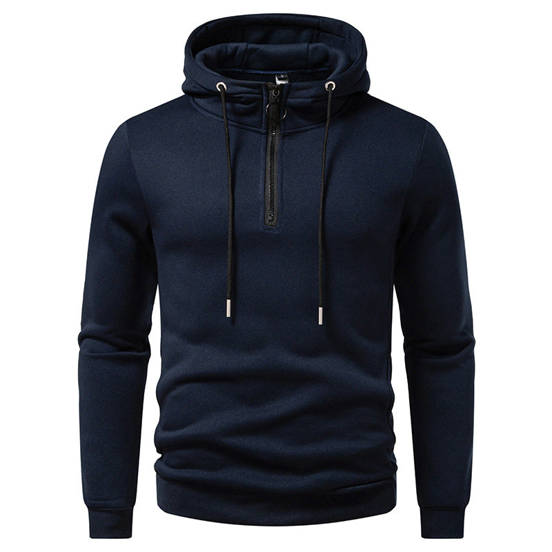 Men's hoodie with modern zipper and breathable material Lisslune