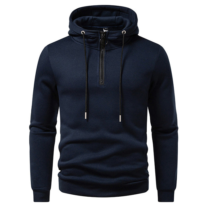 Men's hoodie with modern zipper and breathable material Lisslune