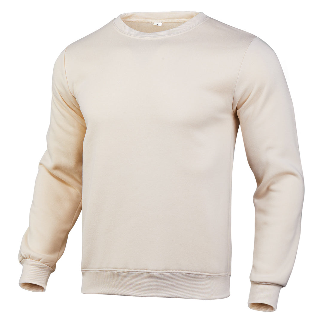 Men's Sweatshirt with Classic Crew Neck Lisslune