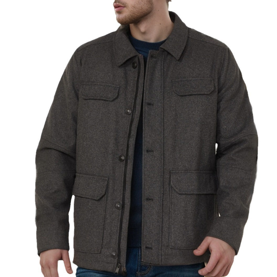 Men's Casual Flannel Jacket Lisslune