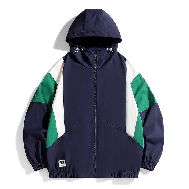 Men's Sporty Lightweight Jacket with Hood Lisslune