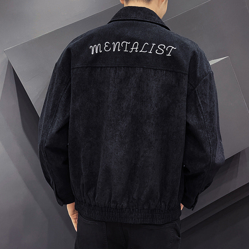 Men's casual shirt jacket made of cord-like material Lisslune