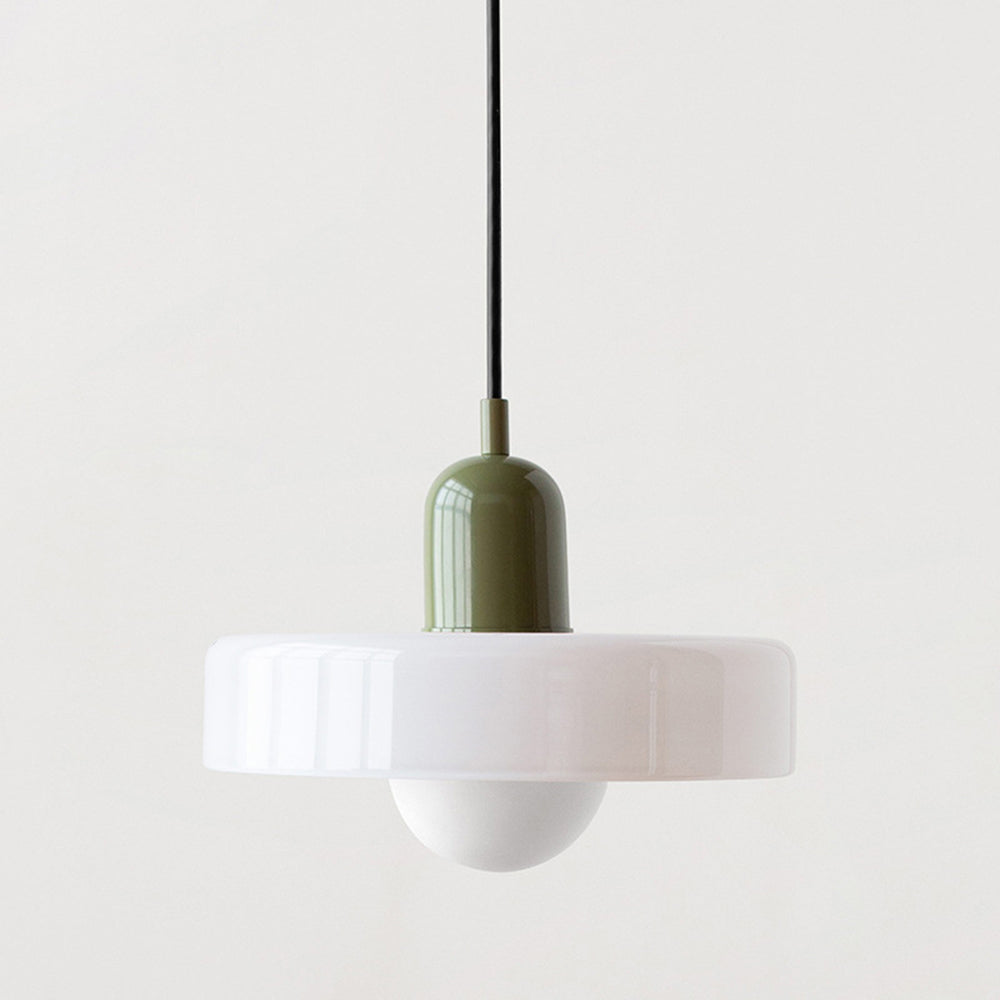 Lisslune | Scandi Bauhaus Pendant Light – Stylish Orange Ceiling Lamp for Contemporary Spaces