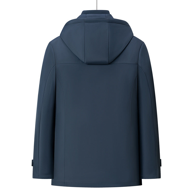 Men's Waterproof Winter Jacket with Insulated Fleece Lining Lisslune